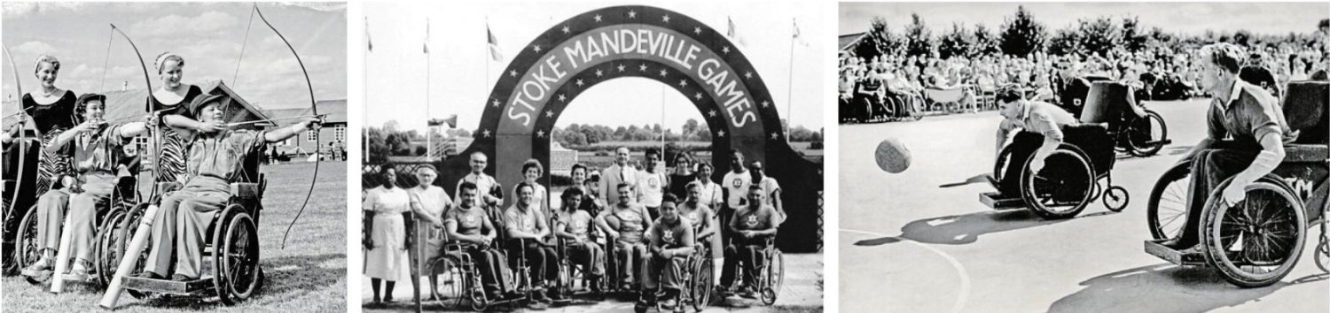 Nostalgische Erinnerung an die Anfänge der sportlichen Wettkämpfe in Stoke Mandeville